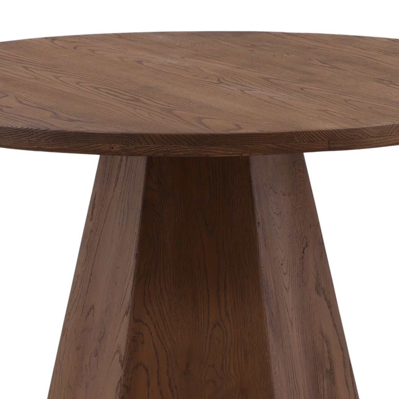 Brown Oak Wood Table 48 in Wide