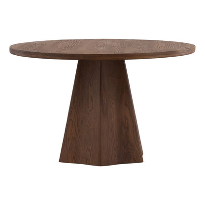 Brown Oak Wood Table 48 in Wide