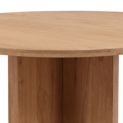 Light Natural Oak Wood Table 60 in Wide