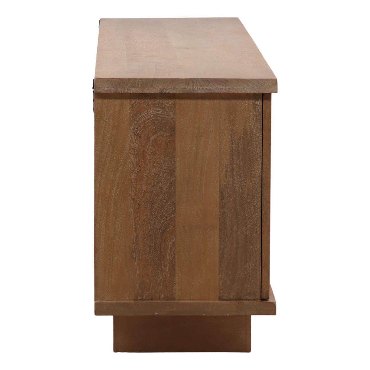 Light Natural Mango Wood Sideboard 104 in Wide