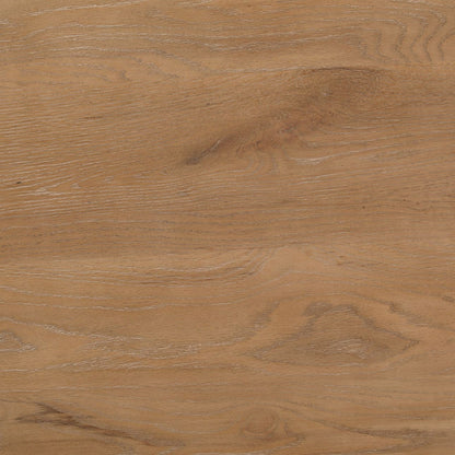 Light Natural Oak Wood Table 84 in Wide