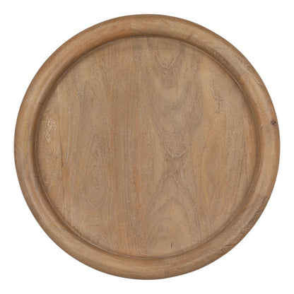 Light Natural Mango Wood Table 23.5 in Wide