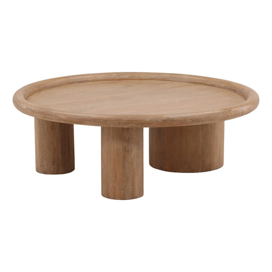 Light Natural Mango Wood Table 43.5 in Wide