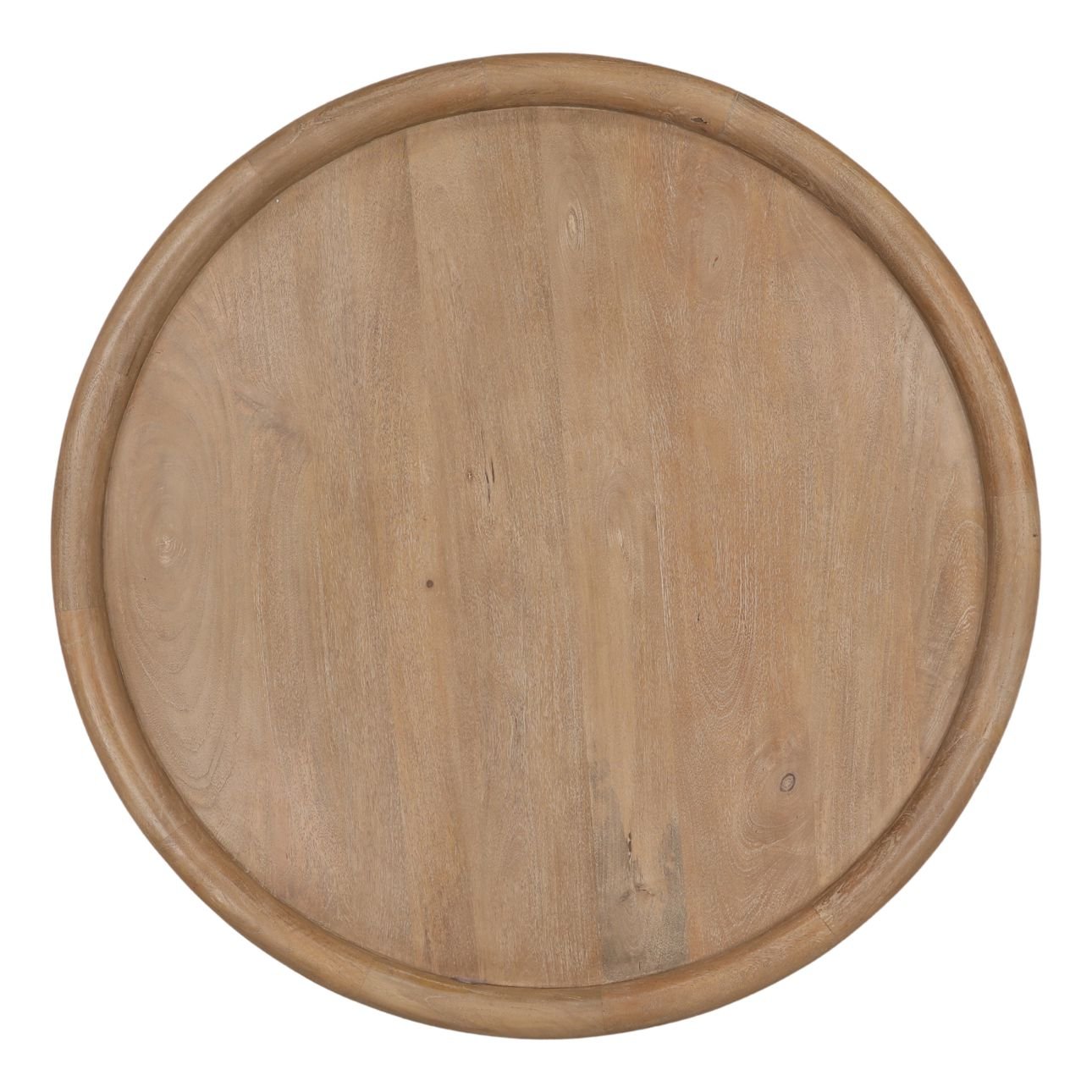 Light Natural Mango Wood Table 43.5 in Wide