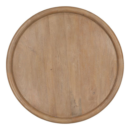 Light Natural Mango Wood Table 43.5 in Wide