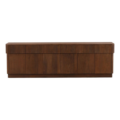 Brown Mango Wood Sideboard 97.5 in Wide
