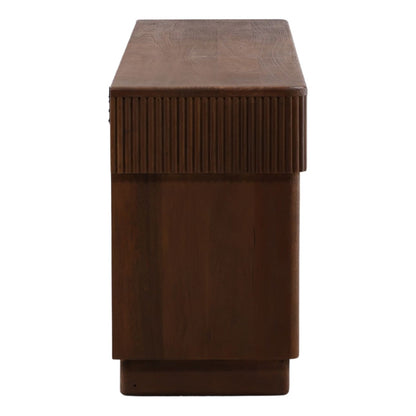 Brown Mango Wood Sideboard 97.5 in Wide