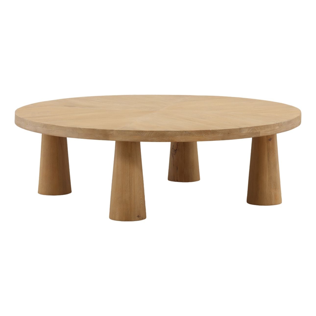 Light Natural Mango Wood Table 48 in Wide