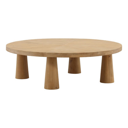 Light Natural Mango Wood Table 48 in Wide