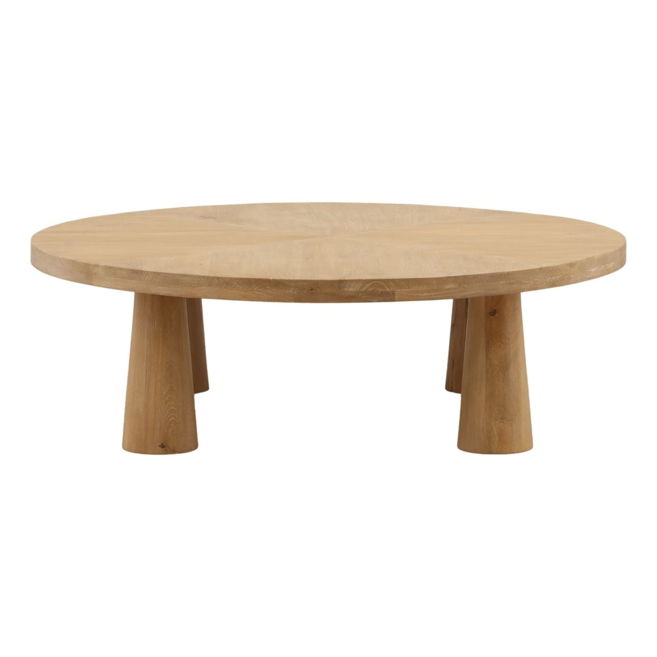 Light Natural Mango Wood Table 48 in Wide
