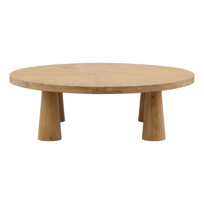 Light Natural Mango Wood Table 48 in Wide