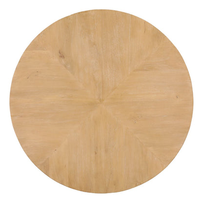 Light Natural Mango Wood Table 48 in Wide