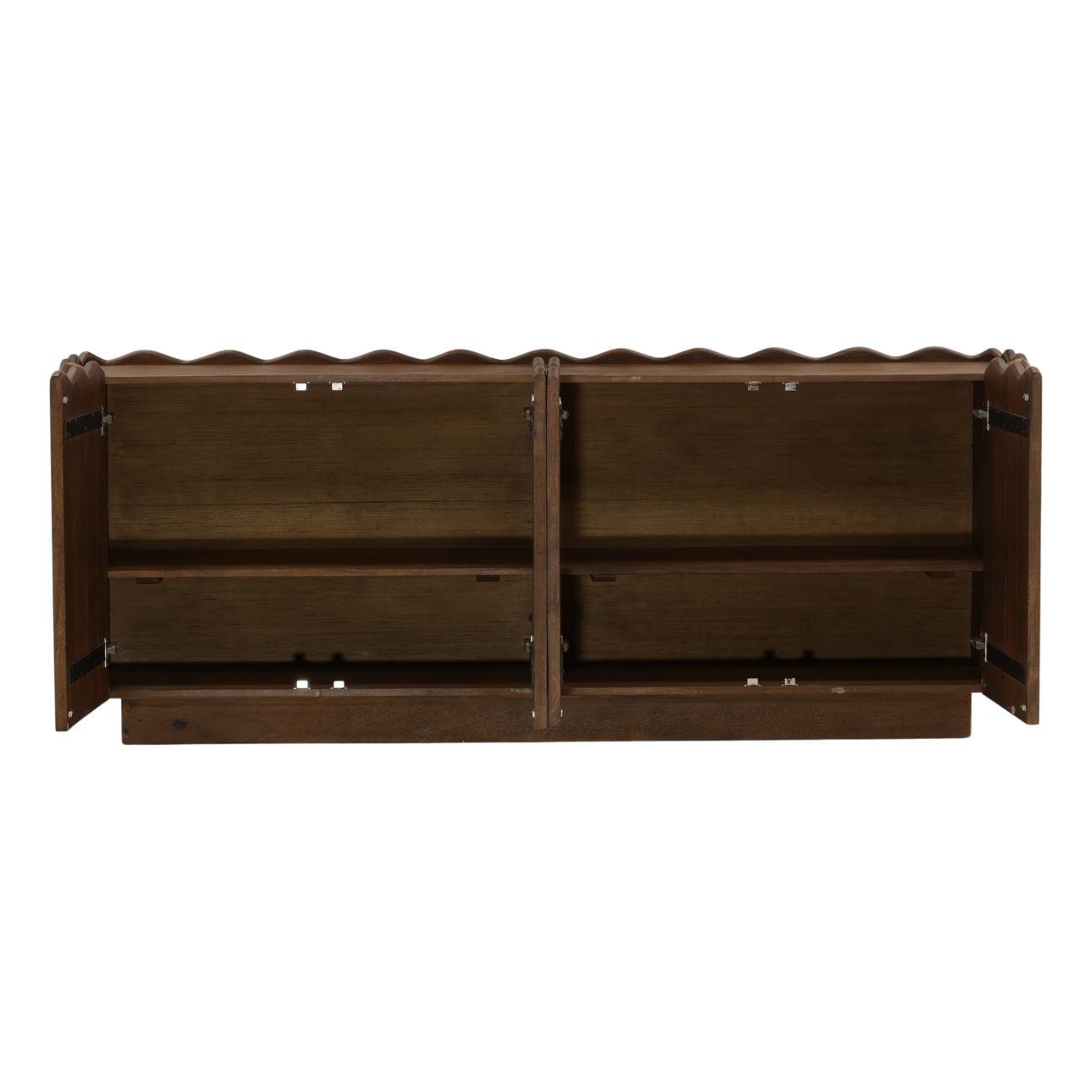 Brown Mango Wood Sideboard 84 in Wide