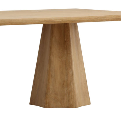 Light Natural Mango Wood Table 105 in Wide