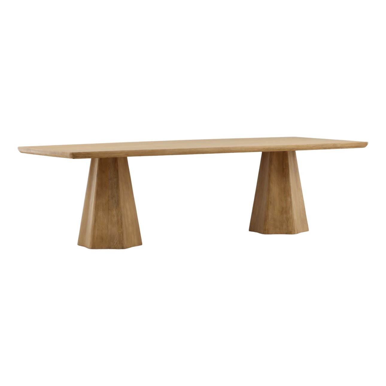 Light Natural Mango Wood Table 105 in Wide