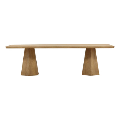 Light Natural Mango Wood Table 105 in Wide