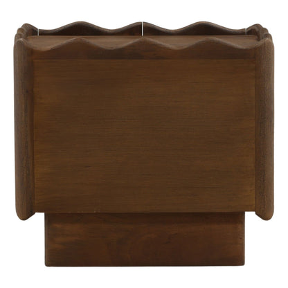Brown Mango Wood Nightstand 27 in Wide