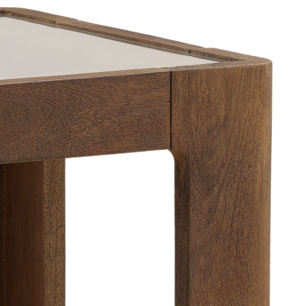 Brown Mango Wood Table 24 in Wide