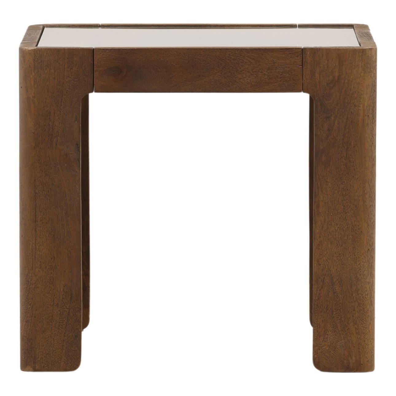 Brown Mango Wood Table 24 in Wide