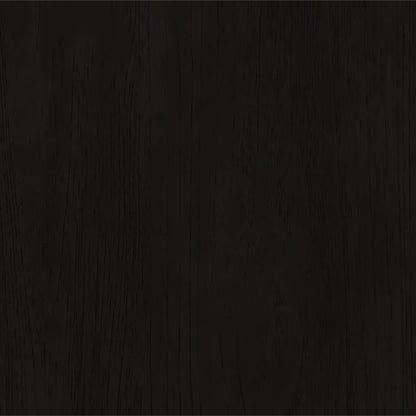 Black Teak Wood Stool 18 in Wide