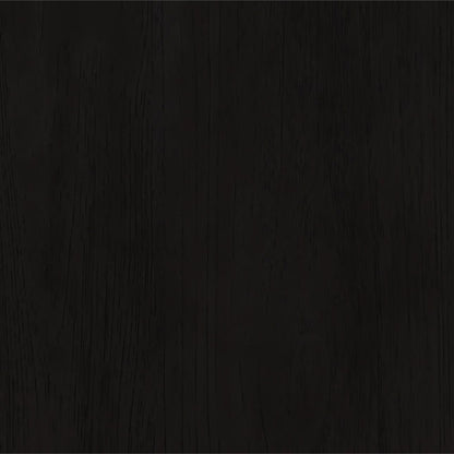 Black Teak Wood Stool 18 in Wide