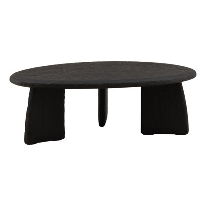 Black Mindi Wood Table 39 in Wide