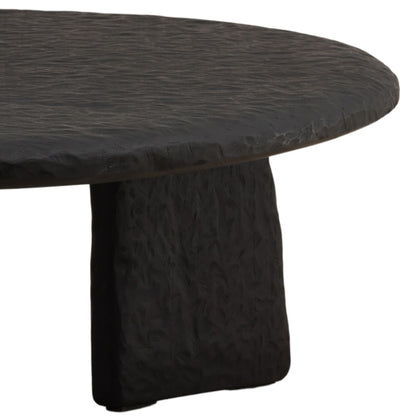 Black Mindi Wood Table 39 in Wide
