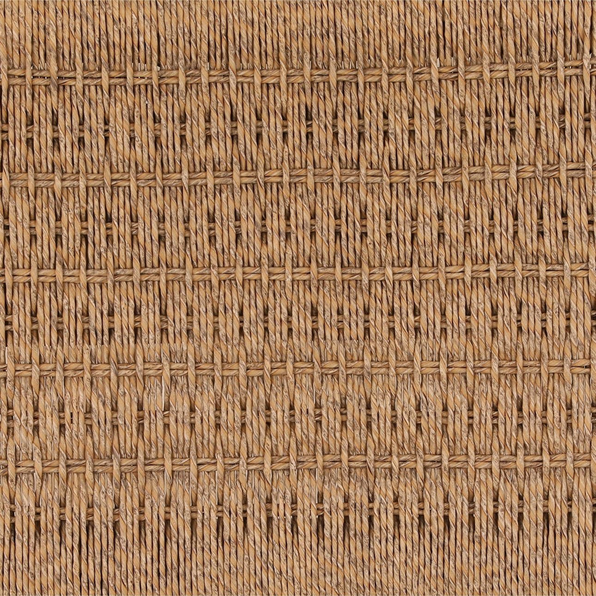 Artisan Teak Wood and Synthetic Rope Counter Stool