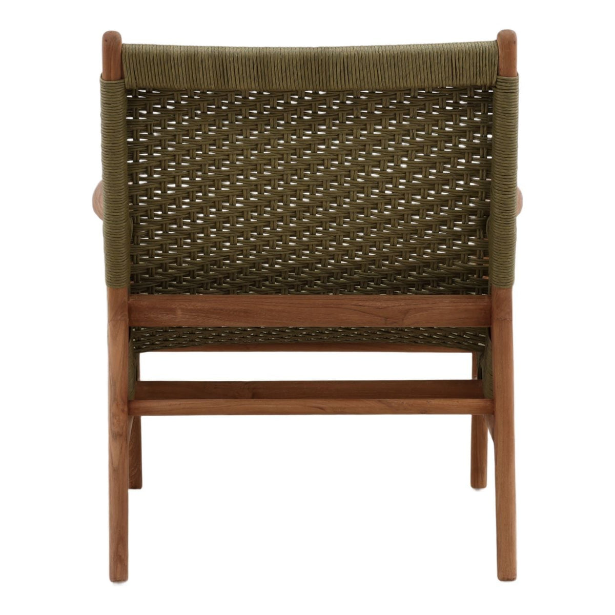 Modern Synthetic Rope and Teak Wood Outdoor Furniture