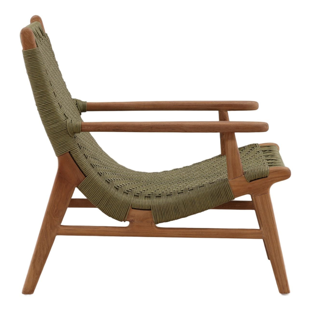 Modern Synthetic Rope and Teak Wood Outdoor Furniture