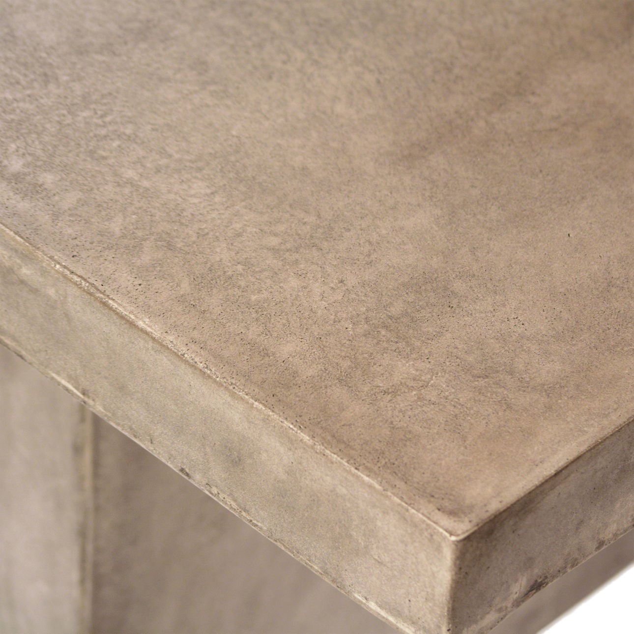 Dark Grey Lightweight Concrete Table 79 in Wide
