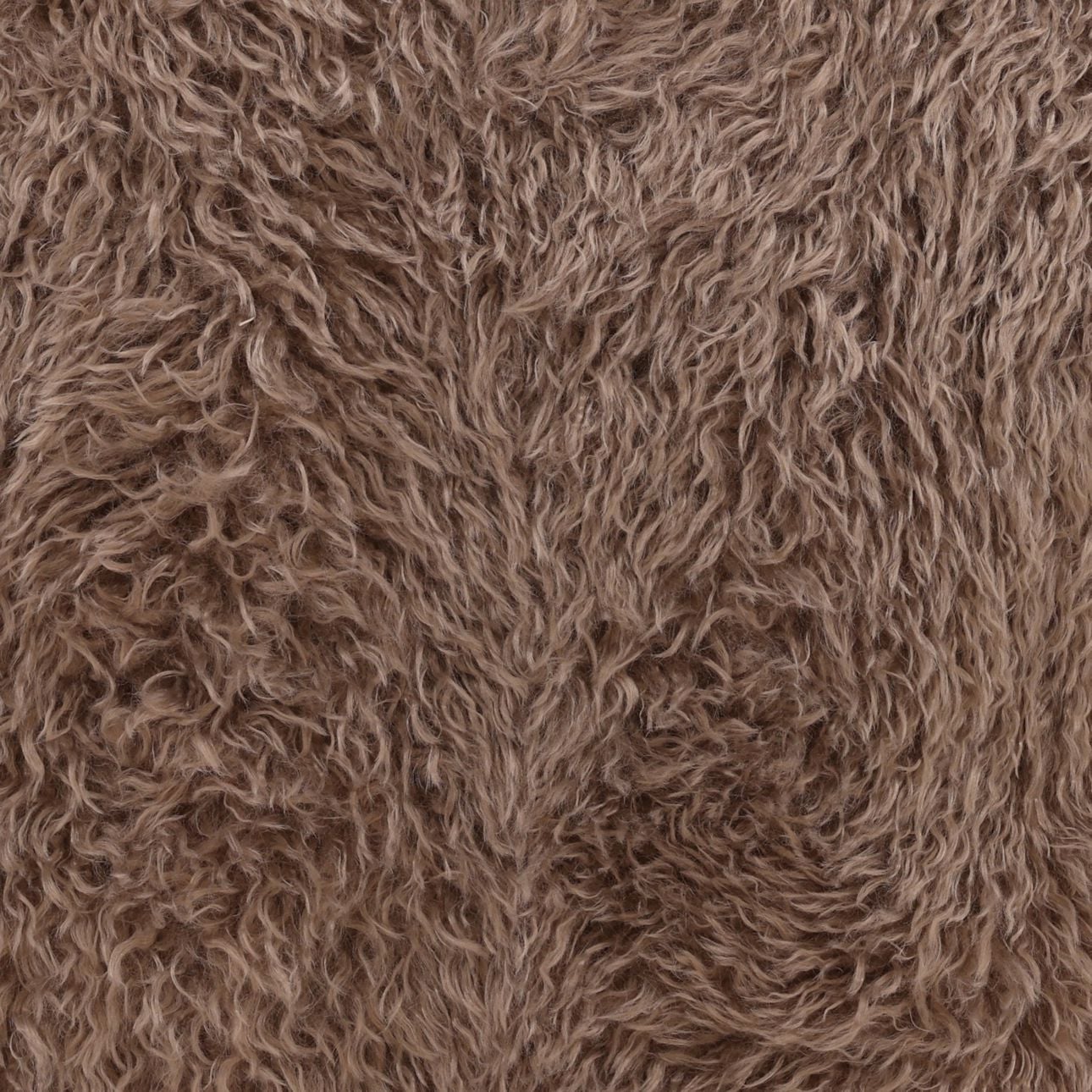 Taupe Faux Fur Fabric Chair 29.5 in Wide
