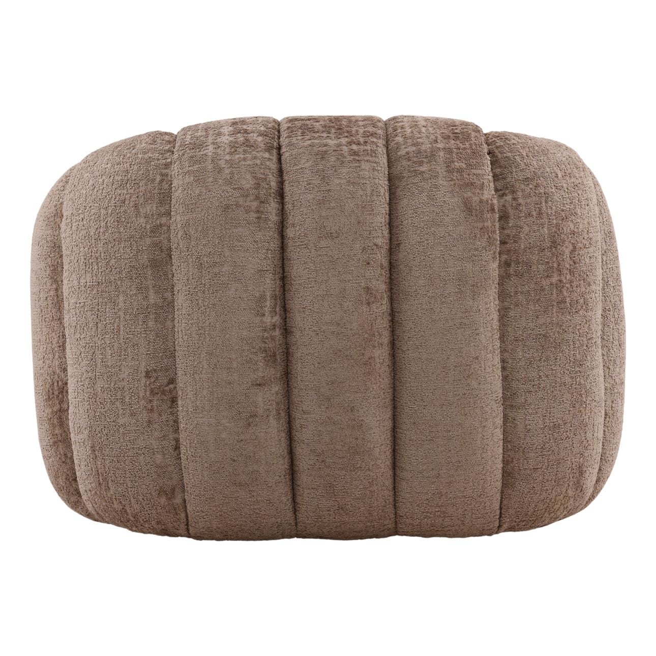 Brown Textured Chenille Fabric Chair 42 in Wide
