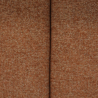 Eva Brown Chenille Fabric Sofa 94.5 in Wide