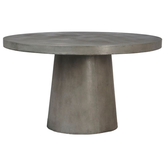 Dark Grey Sealed with Acrylic Lightweight Concrete Table 51 in Wide