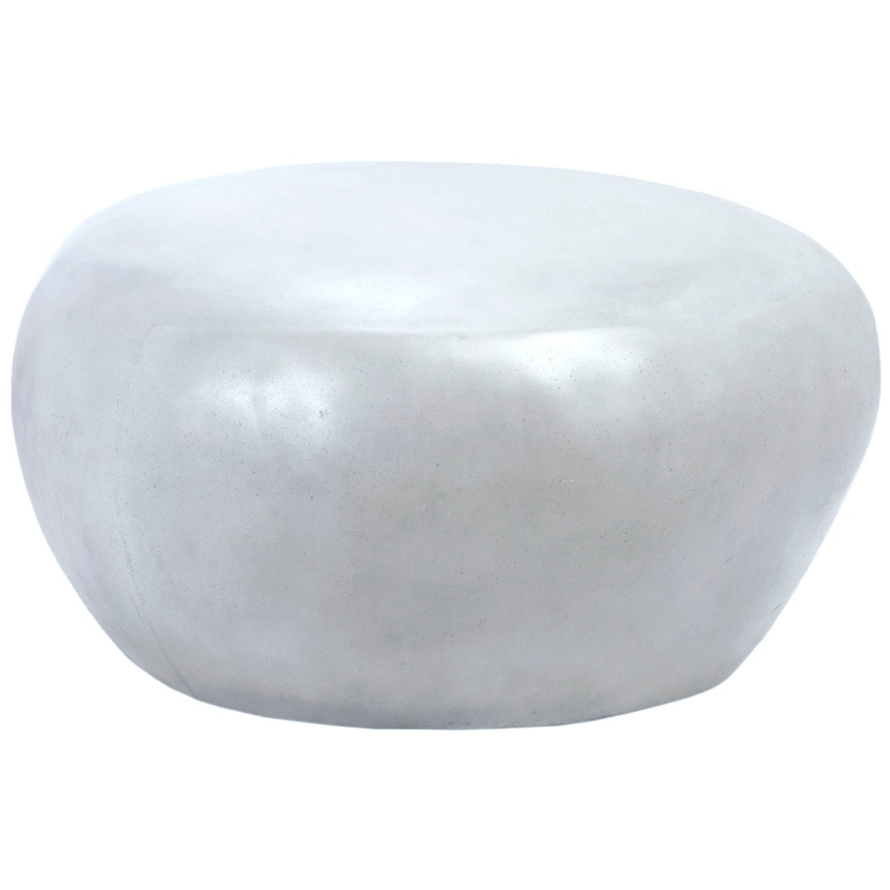 Natural White Sealed with Acrylic Lightweight Concrete Pebblestone 30 in Wide