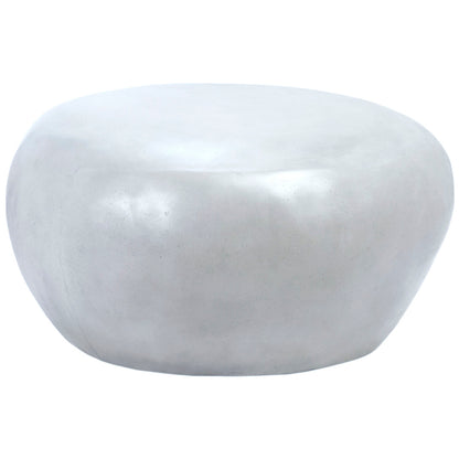 Natural White Sealed with Acrylic Lightweight Concrete Pebblestone 30 in Wide
