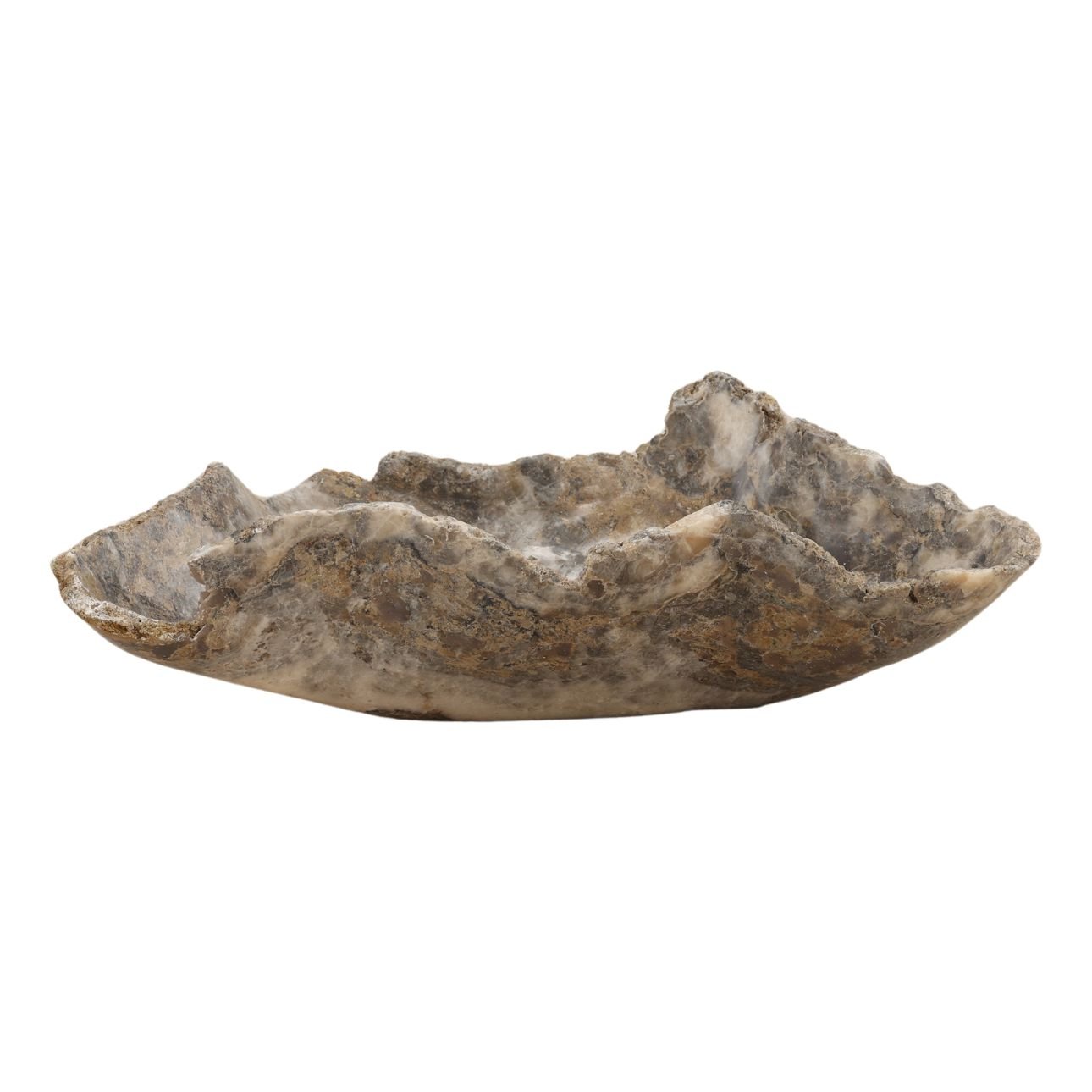 Natural Onyx Stone Bowl 14 in Wide