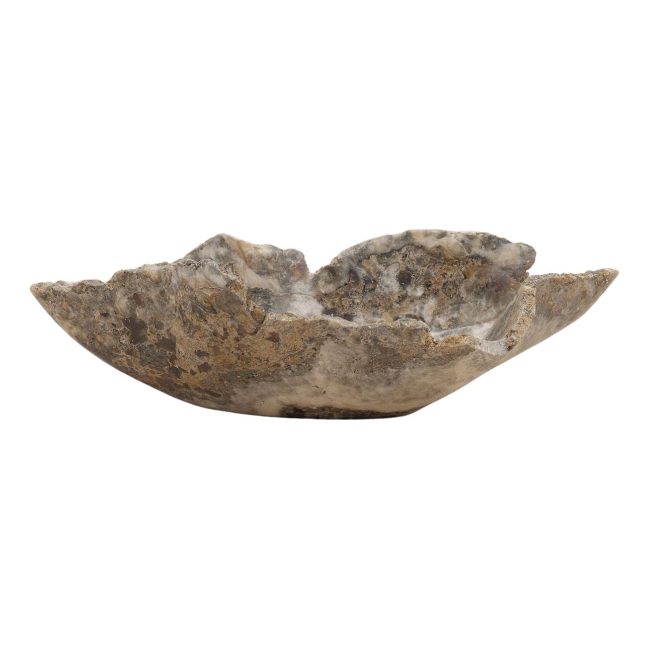 Natural Onyx Stone Bowl 14 in Wide