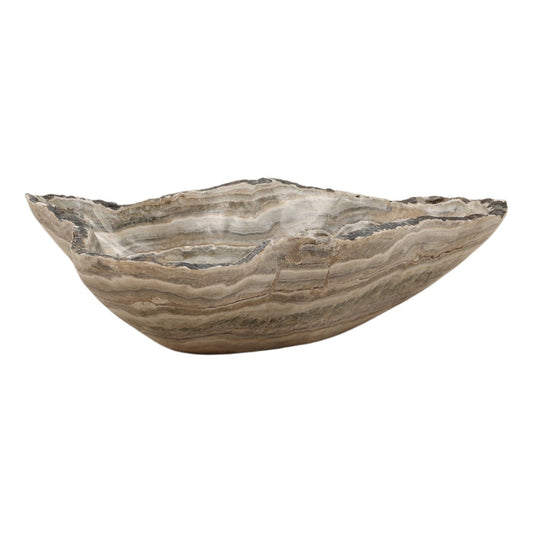 Refined Onyx Stone Decor Accent