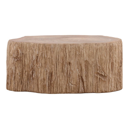 Curated Petrified Wood and Resin Coffee Table