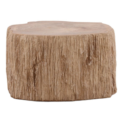 Curated Petrified Wood and Resin Coffee Table