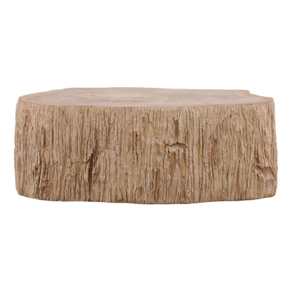 Curated Petrified Wood and Resin Coffee Table