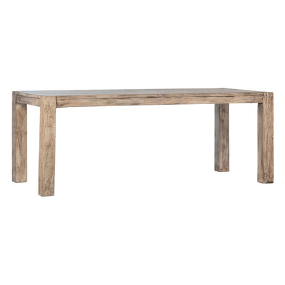 Natural Warm Wash with Water Base Sealed Finish Reclaimed Pine Wood Table 79 in Wide