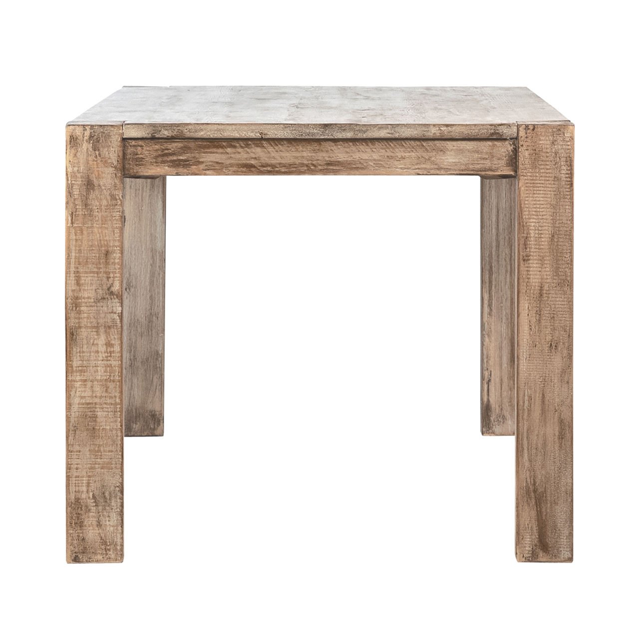 Natural Warm Wash with Water Base Sealed Finish Reclaimed Pine Wood Table 79 in Wide