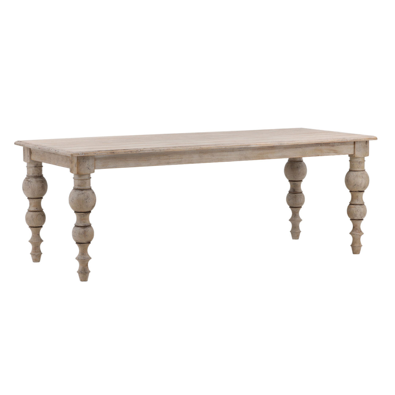 Antique Weathered Wood Finish with Water Base Sealer Reclaimed Pine Wood Table 84 in Wide