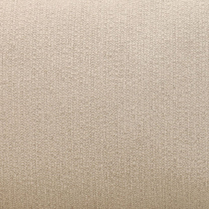 Sand and Grey Olefin Fabric and Teak Wood Sofa 87 in Wide