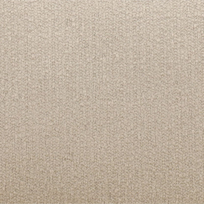 Sand and Grey Olefin Fabric and Teak Wood Sofa 39.5 in Wide