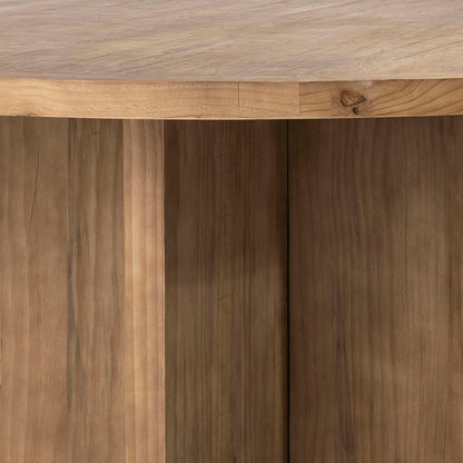 Natural Finish Reclaimed Pine Wood Table 60 in Wide