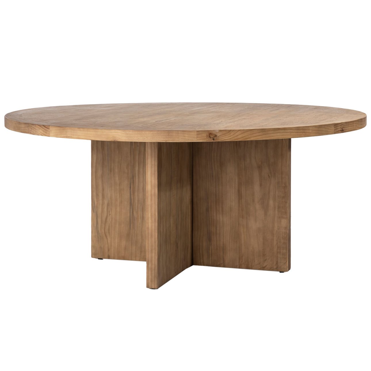 Natural Finish Reclaimed Pine Wood Table 60 in Wide